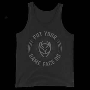 Black Game Face On Tank Top