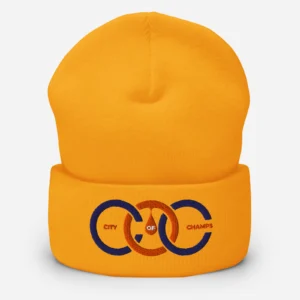 City of Champs Cuffed Beanie – Gold