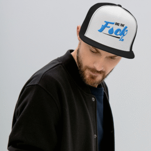 Dig the F*** In Trucker Snapback – Black