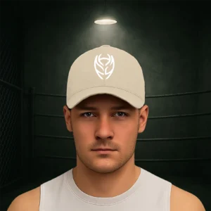 Cream Game Face Cap
