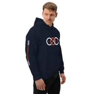 City of Champs Overcome Hoodie – Navy Blue