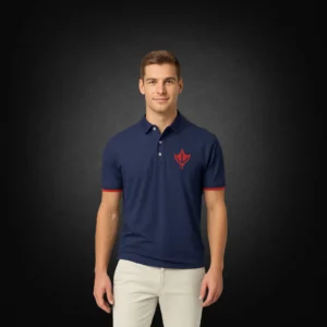 Navy Blue Men’s Polo Shirt Goose Goons