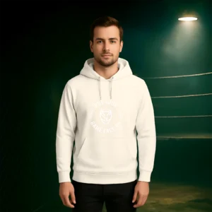 Cream Game Face Hoodie