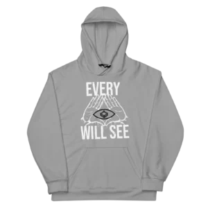 Every Eye Will See Heather Grey Hoodie