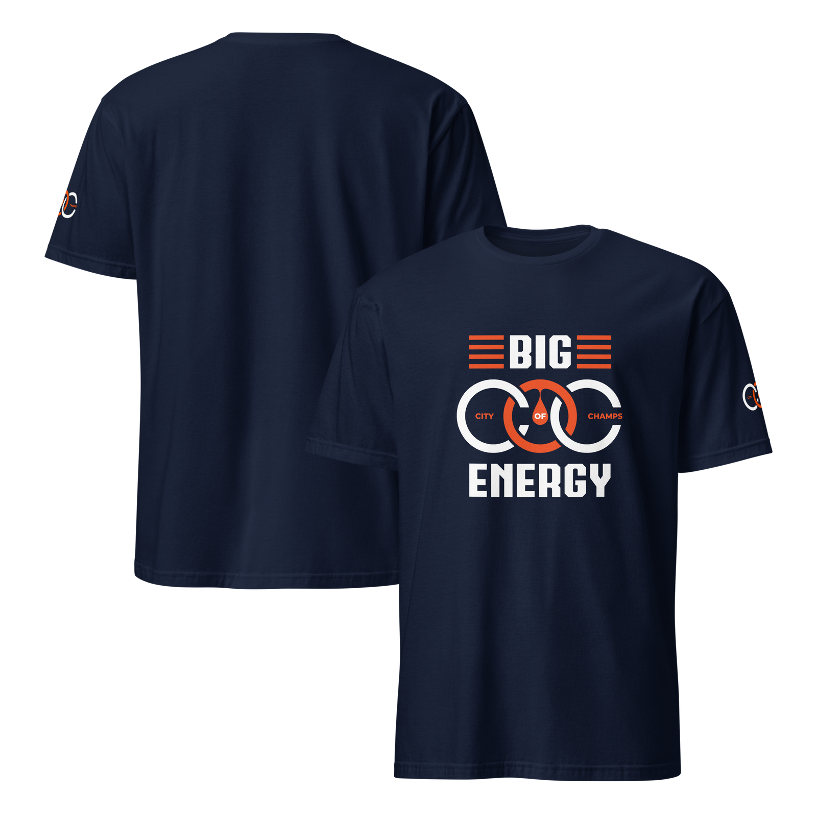 Big COC Energy T-Shirt – Navy Blue | City of Champs