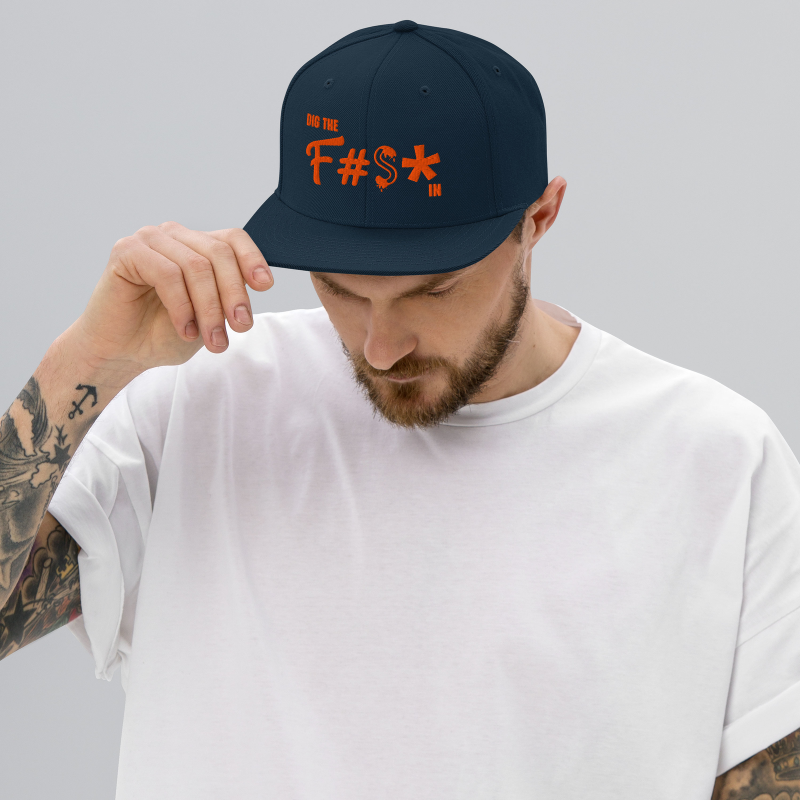 Dig the F*** In Snapback Hat – City of Champs - Image 2