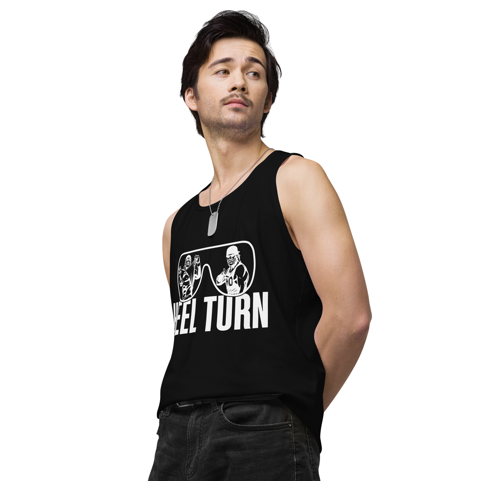Black Hulk Hogan Tank Top - Image 3
