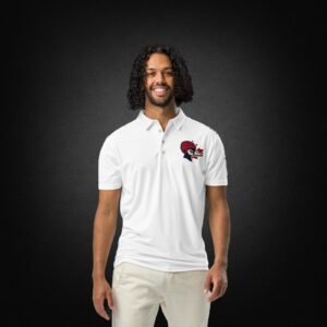 White Men’s Polo Shirt Goose Goons